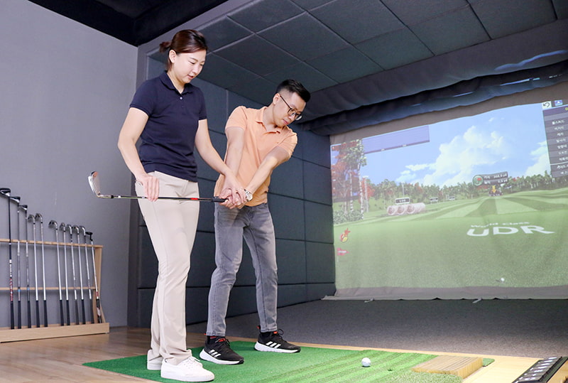 Tại IGA, golfer sẽ được kết hợp học tại phòng 3D