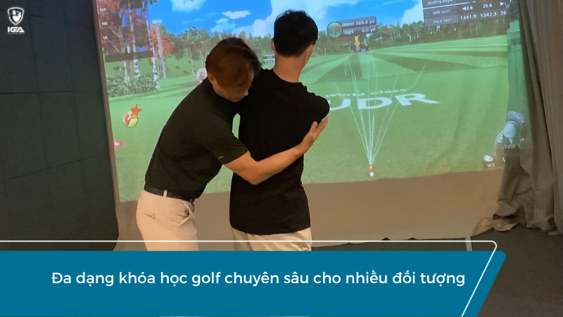 Người chơi cần lựa chọn khóa học đánh golf phù hợp với mục tiêu bản thân