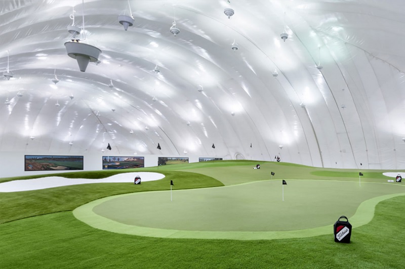 Sân golf trong nhà được nhiều golfer lựa chọn để lắp đặt tại gia