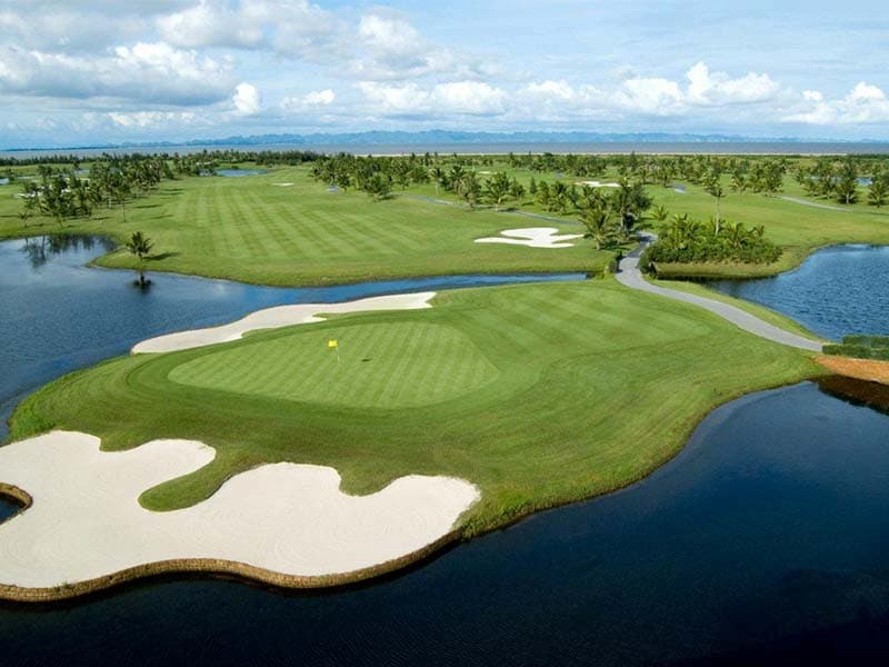 Sân golf BRG Ruby Tree Resort Đồ Sơn có thiết kế tiêu chuẩn 18 lỗ golf