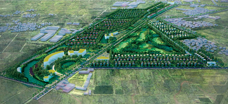 Bản đồi quy hoạch dự án khu du lịch và sân golf Vân Tảo 