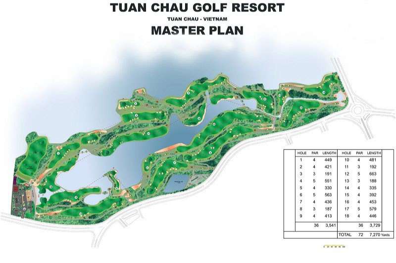 Sân tập golf Tuần Châu là dự án nằm cạnh cảng tàu nhân tạo lớn nhất Việt Nam 