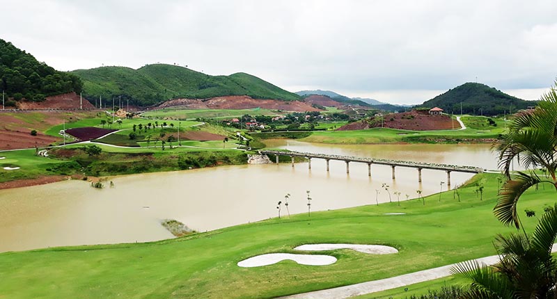 Sân golf Yên Dũng tỉnh Bắc Giang tuyệt đẹp