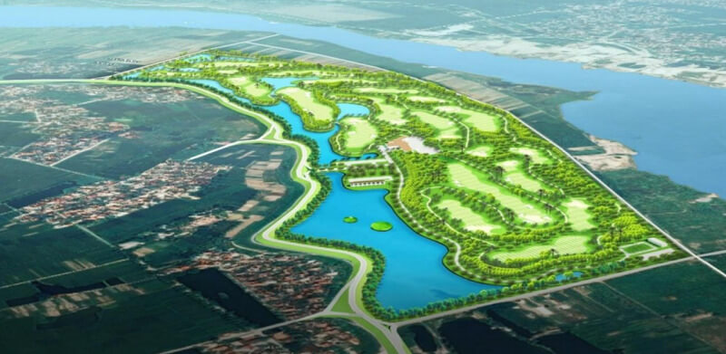 Sân tập golf Bắc Ninh được CTCP Hudland và CTCP Thăng Long đồng đảm nhiệm đầu tư