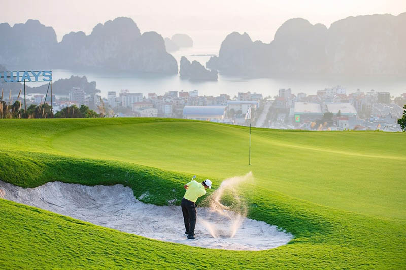 Các hố sân golf FLC Quảng Ninh nhiều thách thức