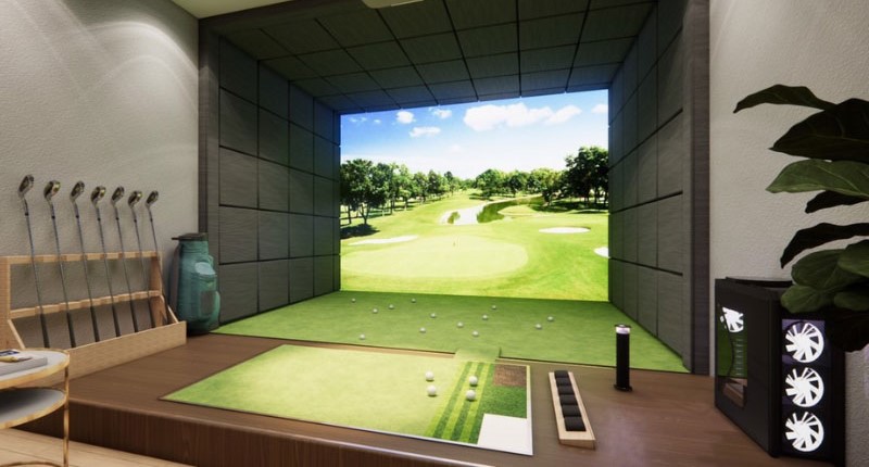 Phòng tập golf 3D mang đến trải nghiệm đánh bóng thú vị