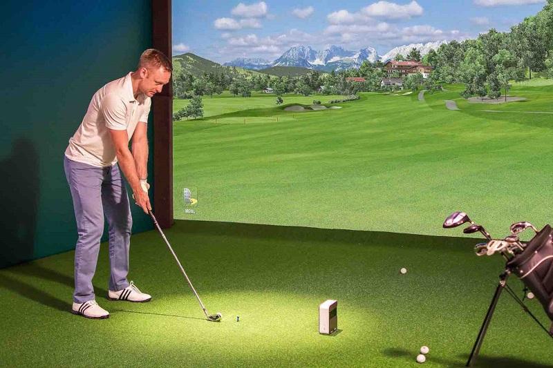 Phòng golf 3D được thiết kế hạn chế tác động đến không gian xung quanh