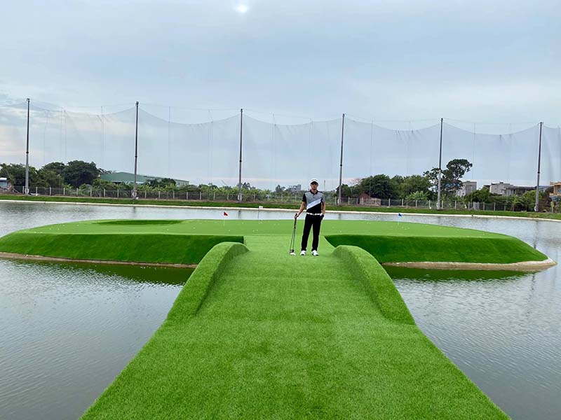 Thiết kế sân tập golf Nam Định này rất hiện đại