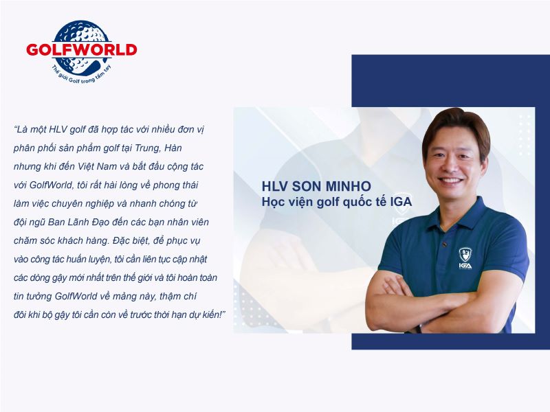 Chia se ve GolfWorld cua HLV Son Min Ho