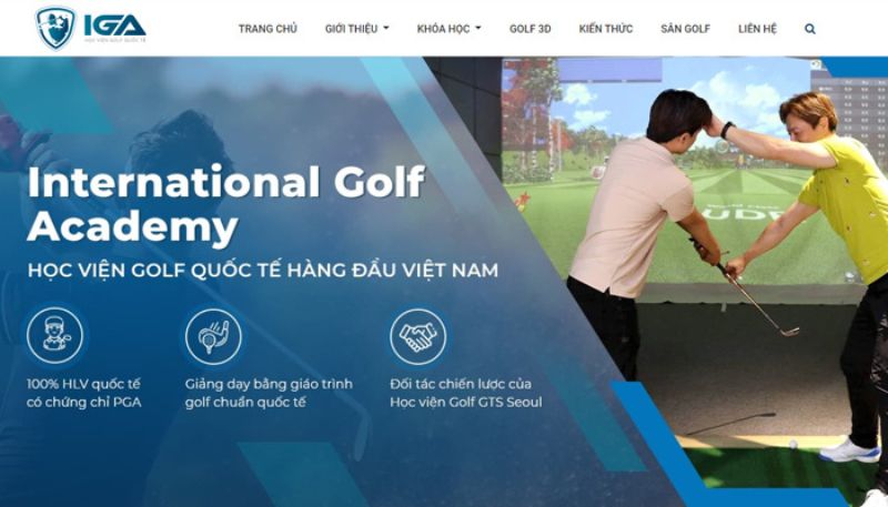 Học viện golf quốc tế hàng đầu Việt Nam - IGA