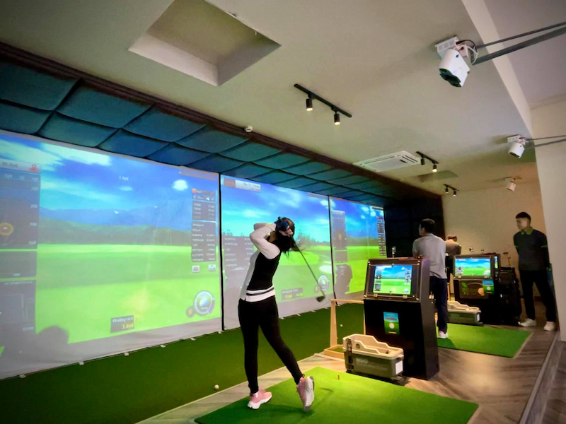 Đánh golf tại phòng 3D là xu hướng mới được nhiều golfer ưa chuộng sử dụng