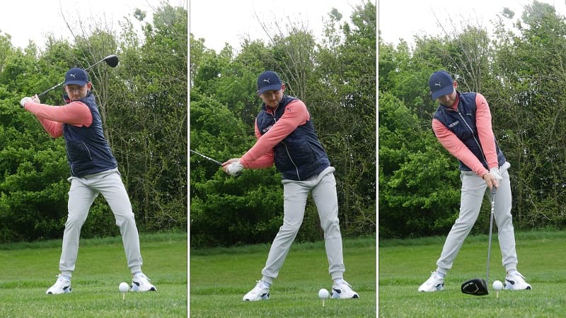 Để downswing chuẩn, golfer cần tập luyện thường xuyên