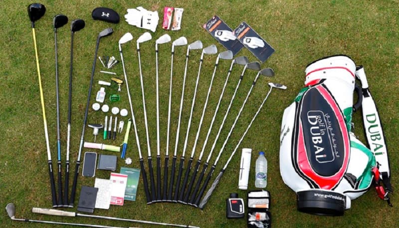 Một số dụng cụ, phụ kiện khi chơi golf