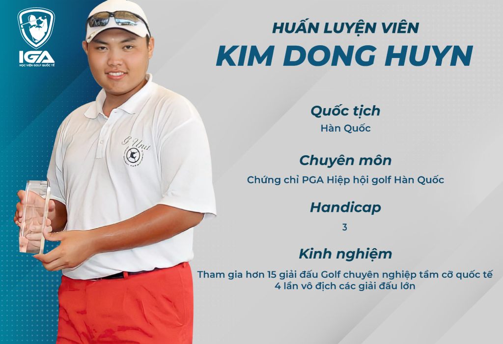 huấn luyện viên golf Hàn Quốc Kim Dong Huyn