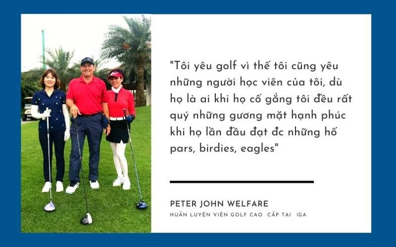 Chia sẻ của HLV Peter tại Học viện golf quốc tế IGA