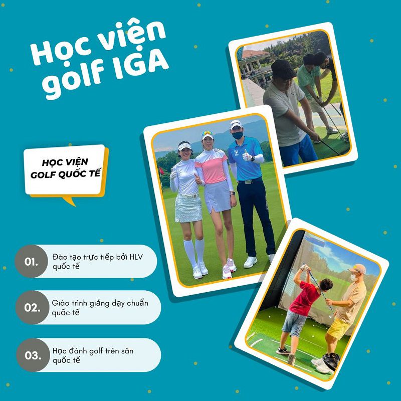 IGA có đa dạng các khóa học từ cơ bản đến nâng cao cho golfer Quận 1 lựa chọn