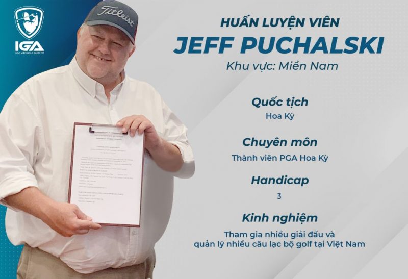 huấn luyện viên golf Mỹ Jeff Puchalski