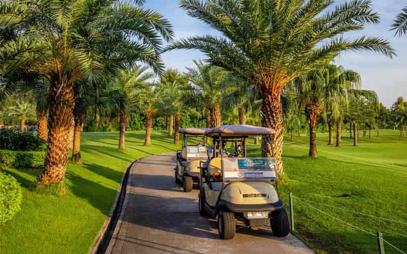 Golfer bắt buộc phải thuê ít nhất 1 xe điện và 1 caddie khi đánh golf tại sân golf Củ Chi