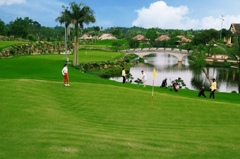 Sân golf sở hữu vị trí đắc địa