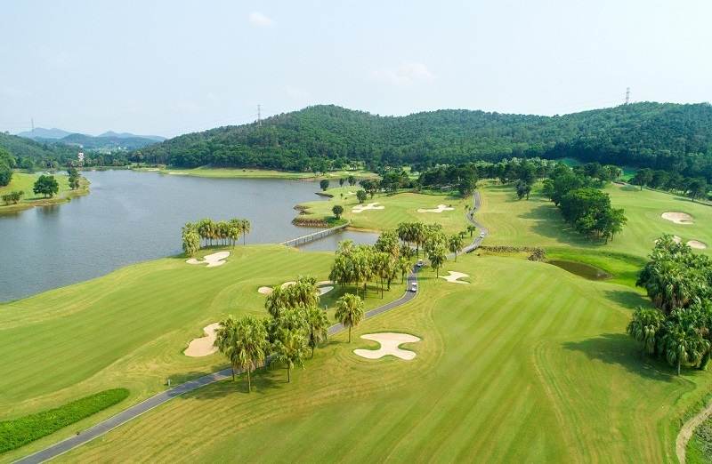 Sân golf Chí Linh tại Hải Dương được xây dựng theo tiêu chuẩn quốc tế AAA