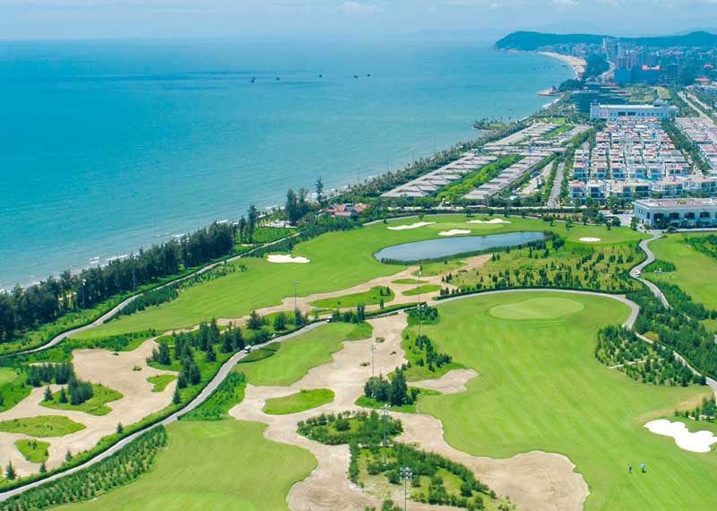 Sân golf FLC Sầm Sơn được thiết kế theo dạng links