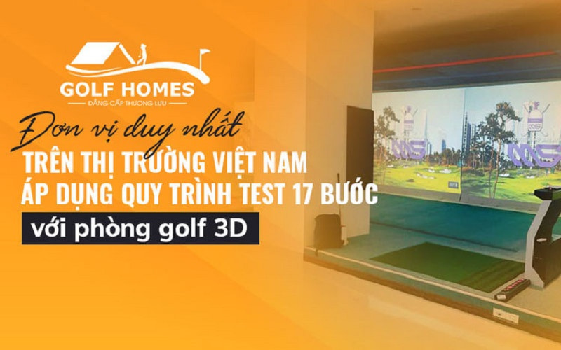 GolfHomes đang là đơn vị dẫn đầu trong thi công lắp đặt phòng golf 3D