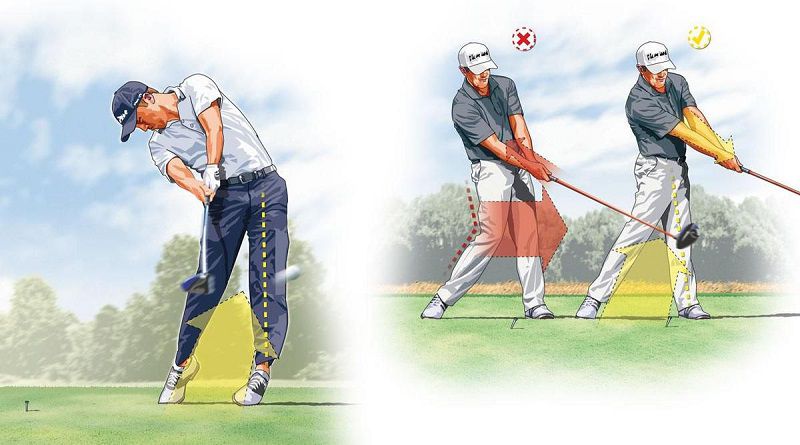 Để thực hiện cú đánh bóng xa, golfer cần lưu ý phải đánh bóng trúng tâm mặt gậy