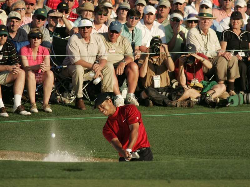 Cú chip của Tiger Woods là một trong những pha đánh golf hay nhất trong lịch sử