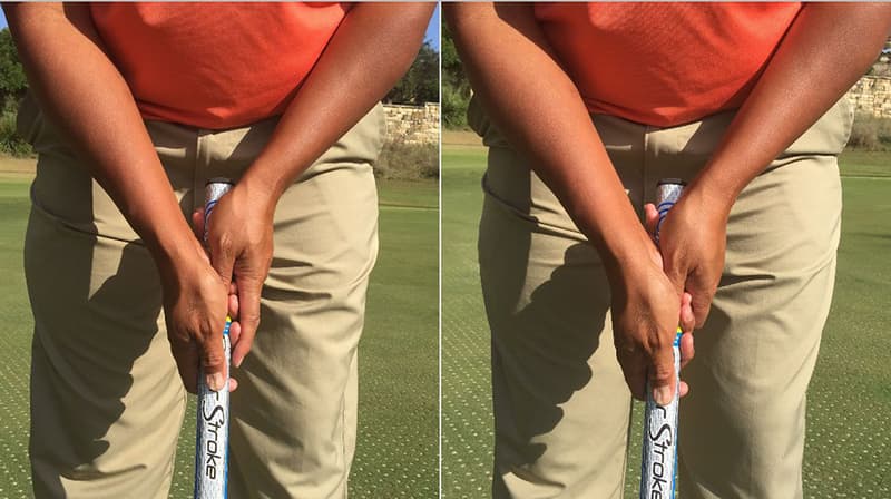 Gạt bóng bằng cổ tay sẽ rất khó để các golfer có thể kiểm soát được lực