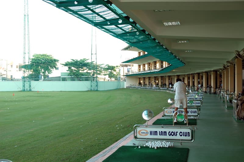 Sân tập golf Long Biên được thiết kế đạt tiêu chuẩn quốc tế