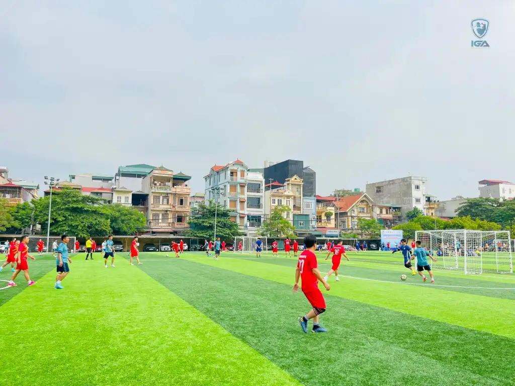Giải đấu diễn ra trong tiết trời đẹp của Hà Nội