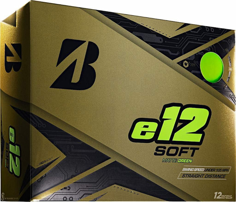 E12 Soft là loại bóng golf cao cấp có kết cấu 3 lớp vỏ được làm từ Surlyn