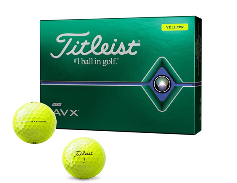 Bóng golf Titleist AVX giúp giảm độ xoay của bóng