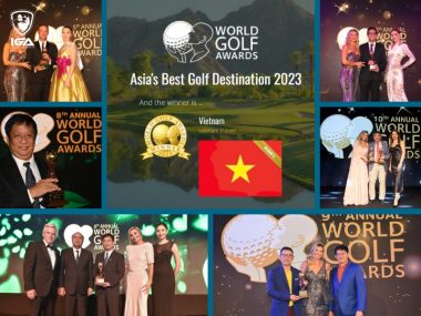 Việt Nam chiến thắng nhiều bình chọn golf tại World Golf Awards